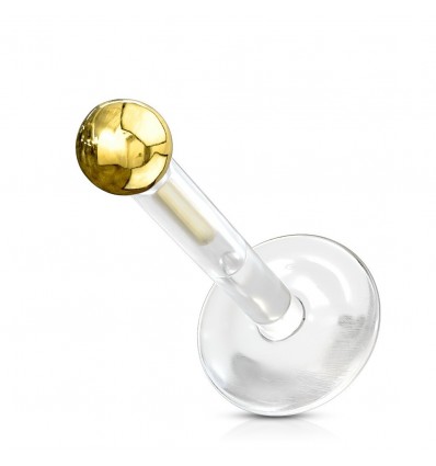 Labret i PTFE med kule