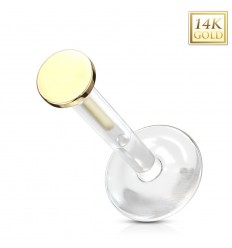 Laget i PTFE med 14 karat gullskive