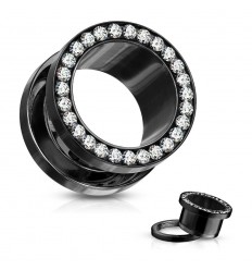 Black Flesh Tunnel med stein