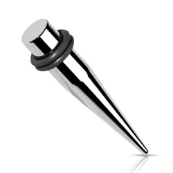 Taper i stål - 3 mm Kirurgisk stål | Piercingfabrikken.dk