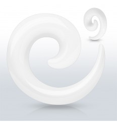 Hvit spiral taper