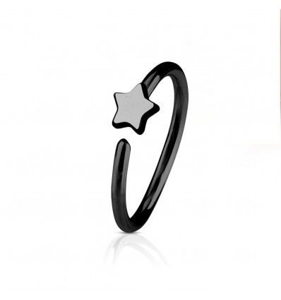 Piercing Ring med Stjerne