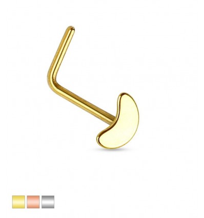 Nesepiercing med halvmåne