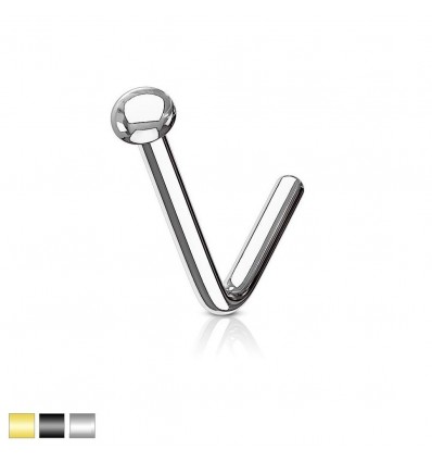 Nesepiercing med halvkule