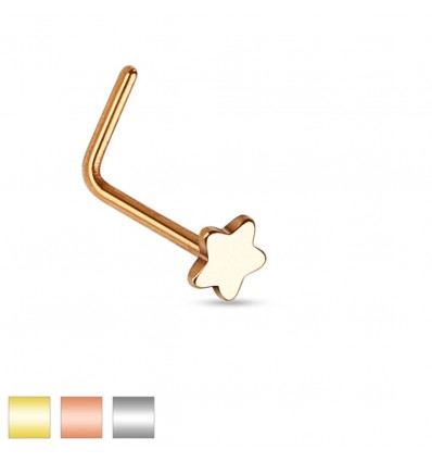 Nesepiercing med Star