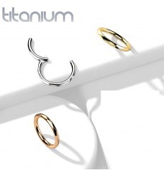 Titanium Ring med Facetsleben Overflade