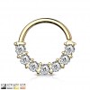 Piercing ring med 7 steiner