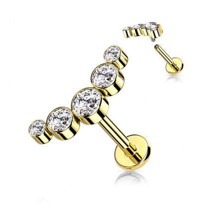 Labret med 5 steiner