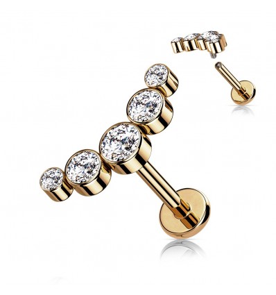 Labret med 5 steiner