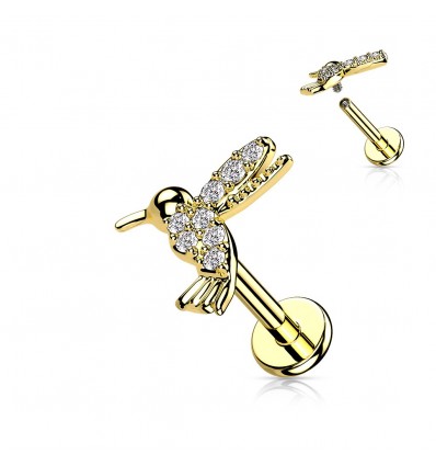 Labret med kolibri
