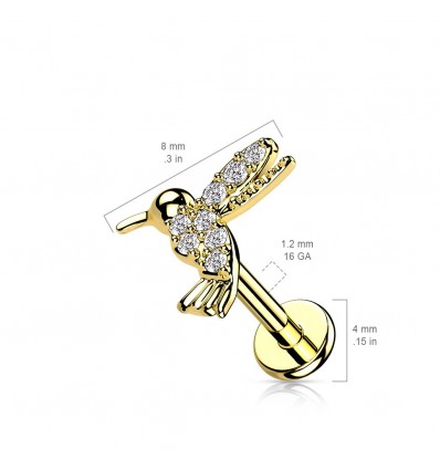 Labret med kolibri