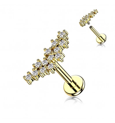 Labret med stjerner