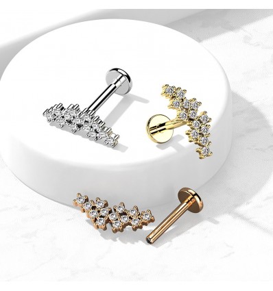 Labret med stjerner