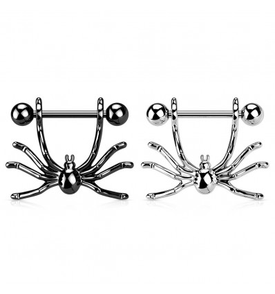 Brystpiercing med Spider