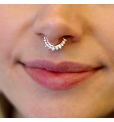 Fake Septum Piercing med 11 steiner