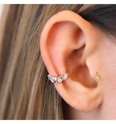 Earcuff med Krone Design