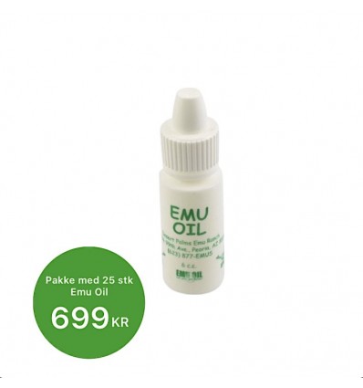 Pakke med 25 Emu Oil