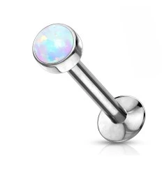 Push In Labret med Opalitt Stone