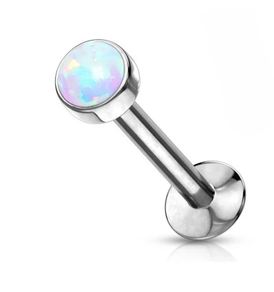 Push In Labret med Opalite Sten